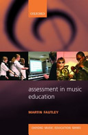 Book cover: Assessment in music education / Fautley, Martin, author.