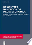 Book cover: De Gruyter handbook of media economics / 