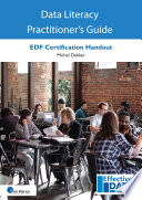 Book cover: Data literacy practitioner's guide : EDF certification hando