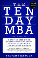 Book cover: The ten-day MBA : a step-by-step guide to mastering the skil