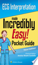 Book cover: ECG interpretation made incredibly easy! : pocket guide / 