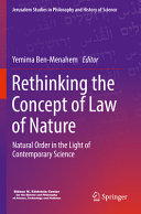 Book cover: Rethinking the concept of law of nature : natural order in t