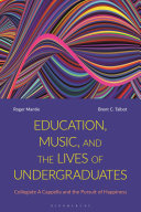 Cover: Education, music, and the lives of undergraduates : collegia