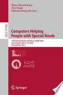 Cover: Computers Helping People with Special Needs : 19th Internati