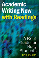 Cover: Academic writing now with readings : a brief guide for busy 