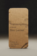 Cover: Transcription : a novel /
