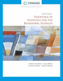 Cover: Essentials of statistics for the behavioral sciences /